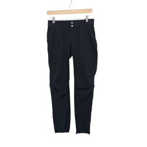 Kuhl Pants Womens 4 Black Jogger Outdoor Hiking Stretch Zip Pockets Elastic Cuff